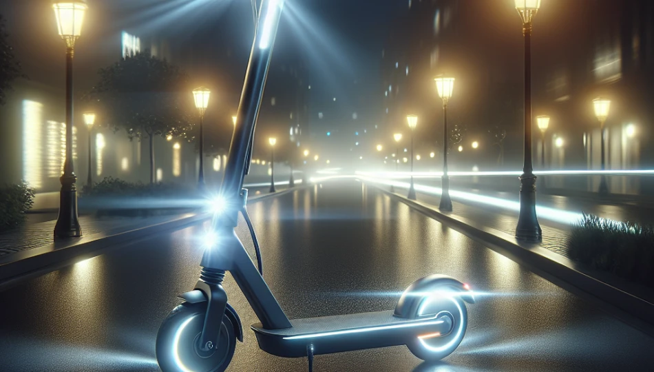 How Can You Enhance Your Visibility While Riding an Electric Scooter at Night?